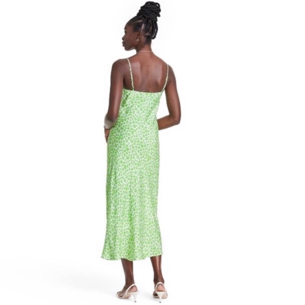 RIXO Target Leopard Sleeveless Ruffle Slip Dress - Picture 6 of 15